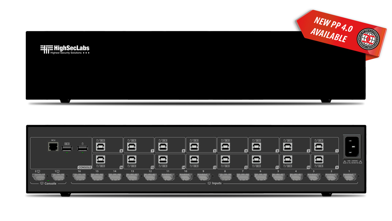SECURE 8/16 PORT KVM COMBINER SWITCHES – HighSecLabs