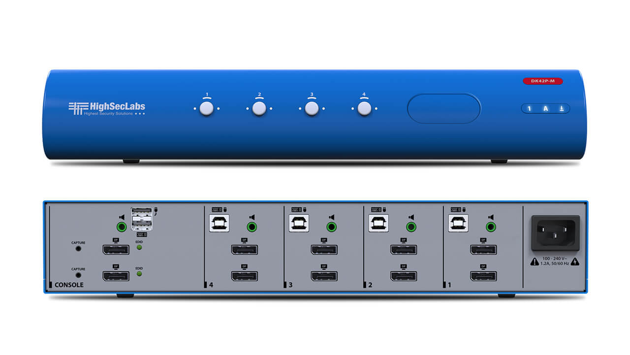 大人気定番商品 4 SECURE PORT HighSecLabs – SWITCHES KVM DUAL-HEAD その他