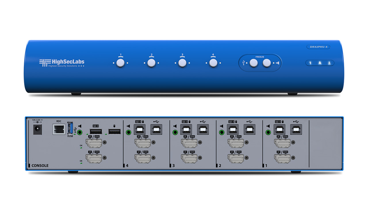 【海外輸入】 PORT 4 SECURE DUAL-HEAD HighSecLabs – SWITCHES KVM その他